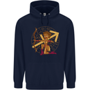 A Sagittarius Female Archer Star Sign Zodiac Childrens Kids Hoodie Navy Blue
