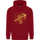 A Sagittarius Female Archer Star Sign Zodiac Childrens Kids Hoodie Red