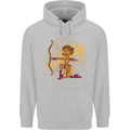 A Sagittarius Female Archer Star Sign Zodiac Childrens Kids Hoodie Sports Grey
