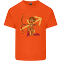 A Sagittarius Female Archer Star Sign Zodiac Kids T-Shirt Childrens Orange