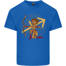 A Sagittarius Female Archer Star Sign Zodiac Kids T-Shirt Childrens Royal Blue