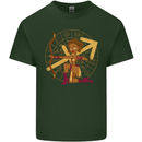 A Sagittarius Female Archer Star Sign Zodiac Mens Cotton T-Shirt Tee Top Forest Green