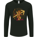 A Sagittarius Female Archer Star Sign Zodiac Mens Long Sleeve T-Shirt Black