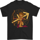 A Sagittarius Female Archer Star Sign Zodiac Mens T-Shirt 100% Cotton Black
