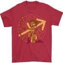 A Sagittarius Female Archer Star Sign Zodiac Mens T-Shirt 100% Cotton Red