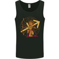 A Sagittarius Female Archer Star Sign Zodiac Mens Vest Tank Top Black