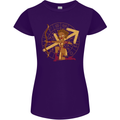 A Sagittarius Female Archer Star Sign Zodiac Womens Petite Cut T-Shirt Purple