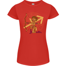 A Sagittarius Female Archer Star Sign Zodiac Womens Petite Cut T-Shirt Red