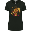 A Sagittarius Female Archer Star Sign Zodiac Womens Wider Cut T-Shirt Black