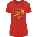 A Sagittarius Female Archer Star Sign Zodiac Womens Wider Cut T-Shirt Red
