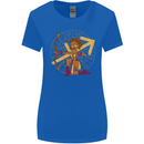 A Sagittarius Female Archer Star Sign Zodiac Womens Wider Cut T-Shirt Royal Blue