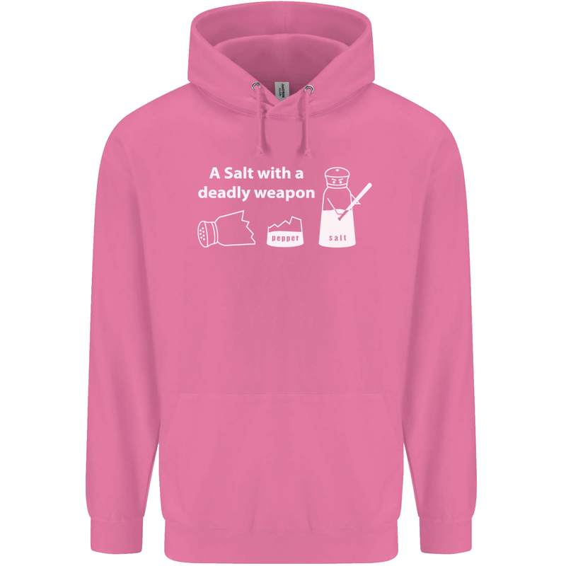 A Salt With a Deadly Weapon Funny Food Childrens Kids Hoodie Azalea
