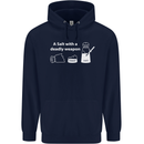 A Salt With a Deadly Weapon Funny Food Childrens Kids Hoodie Navy Blue