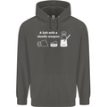 A Salt With a Deadly Weapon Funny Food Childrens Kids Hoodie Storm Grey