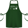 A Salt With a Deadly Weapon Funny Food Cotton Apron 100% Organic Forest Green
