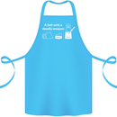 A Salt With a Deadly Weapon Funny Food Cotton Apron 100% Organic Turquoise