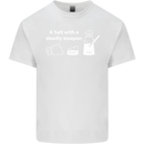 A Salt With a Deadly Weapon Funny Food Kids T-Shirt Childrens White