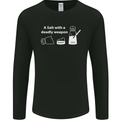 A Salt With a Deadly Weapon Funny Food Mens Long Sleeve T-Shirt Black