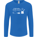 A Salt With a Deadly Weapon Funny Food Mens Long Sleeve T-Shirt Royal Blue