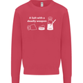 A Salt With a Deadly Weapon Funny Food Mens Sweatshirt Jumper Heliconia