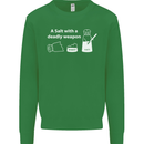 A Salt With a Deadly Weapon Funny Food Mens Sweatshirt Jumper Irish Green