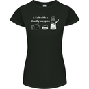 A Salt With a Deadly Weapon Funny Food Womens Petite Cut T-Shirt Black