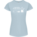 A Salt With a Deadly Weapon Funny Food Womens Petite Cut T-Shirt Light Blue