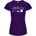 A Salt With a Deadly Weapon Funny Food Womens Petite Cut T-Shirt Purple