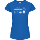 A Salt With a Deadly Weapon Funny Food Womens Petite Cut T-Shirt Royal Blue