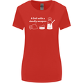 A Salt With a Deadly Weapon Funny Food Womens Wider Cut T-Shirt Red