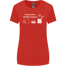 A Salt With a Deadly Weapon Funny Food Womens Wider Cut T-Shirt Red
