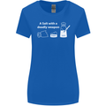 A Salt With a Deadly Weapon Funny Food Womens Wider Cut T-Shirt Royal Blue
