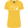 A Salt With a Deadly Weapon Funny Food Womens Wider Cut T-Shirt Yellow