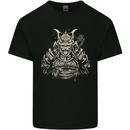 A Samurai Warrior Mens Cotton T-Shirt Tee Top Black