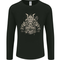 A Samurai Warrior Mens Long Sleeve T-Shirt Black