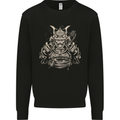 A Samurai Warrior Mens Sweatshirt Jumper Black