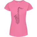 A Saxaphone Musical Instrument Brass Band Womens Petite Cut T-Shirt Azalea