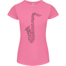 A Saxaphone Musical Instrument Brass Band Womens Petite Cut T-Shirt Azalea