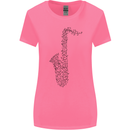 A Saxaphone Musical Instrument Brass Band Womens Wider Cut T-Shirt Azalea
