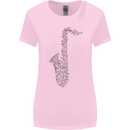 A Saxaphone Musical Instrument Brass Band Womens Wider Cut T-Shirt Light Pink