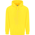 A Saxaphone Musical Instruments Brass Band Childrens Kids Hoodie Yellow