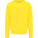 A Saxaphone Musical Instruments Brass Band Kids Sweatshirt Jumper Yellow