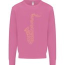 A Saxaphone Musical Instruments Brass Band Mens Sweatshirt Jumper Azalea