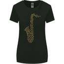 A Saxaphone Musical Instruments Brass Band Womens Wider Cut T-Shirt Black