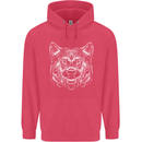 A Shiba Dog Drawing Childrens Kids Hoodie Heliconia