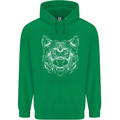 A Shiba Dog Drawing Childrens Kids Hoodie Irish Green