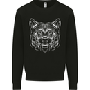 A Shiba Dog Drawing Mens Sweatshirt Jumper Black