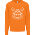 A Shiba Dog Drawing Mens Sweatshirt Jumper Orange