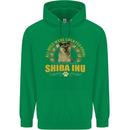 A Shiba Inu Dog Childrens Kids Hoodie Irish Green