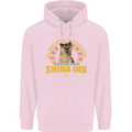 A Shiba Inu Dog Childrens Kids Hoodie Light Pink